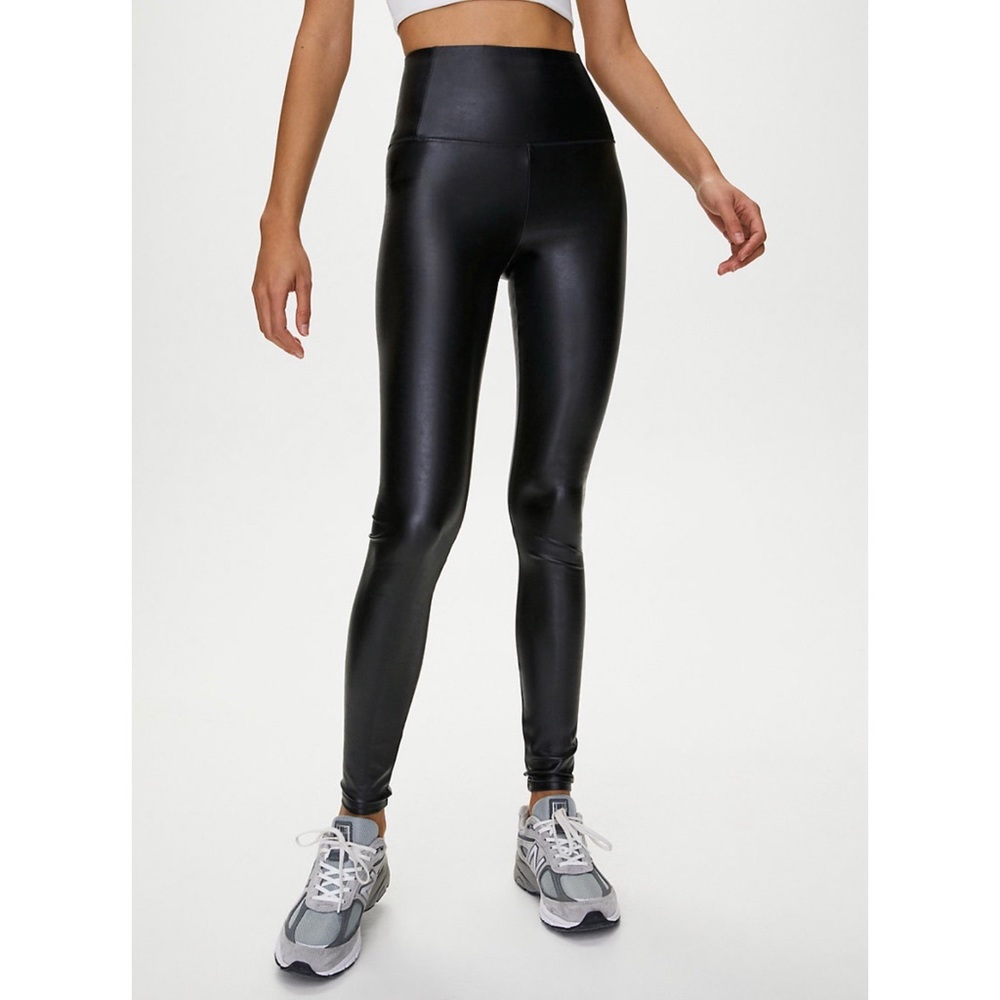 ARITZIA VEGAN LEATHER LEGGINGS / SMALL